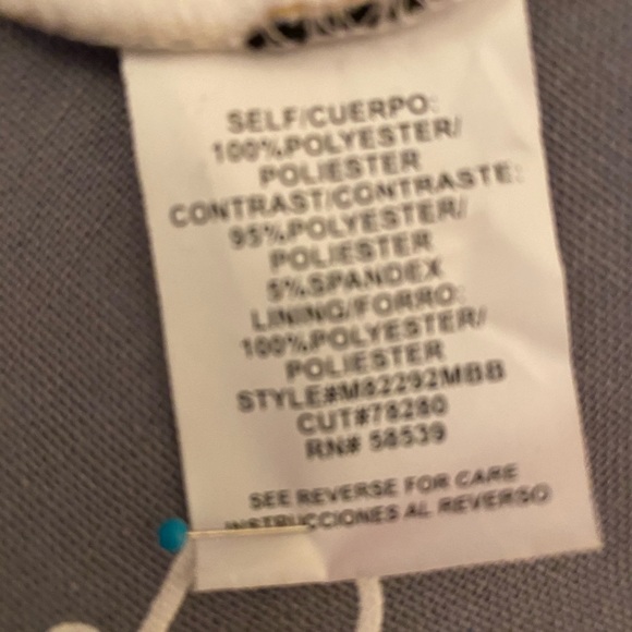 🐢🐢Dress White with black embroidery and sash - Picture 7 of 7